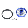 Proline 1/4 Pro-Spec Aluminium V2 Bead Rear Wheel Assembled Blue Promoto-MX