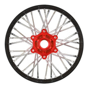 Proline 1/4 Pro-Spec Aluminium V2 Bead Rear Wheel Assembled Black/Red Promoto-MX