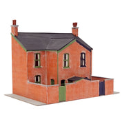 Peco LK207 Lineside OO/HO Victorian Low Relief House Backs Laser Cut Kit