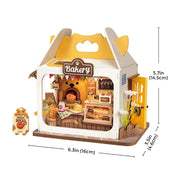 Robotime Rolife DIY Mini House Teddy's Breadbox