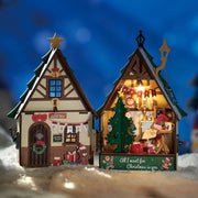 Robotime DIY Mini House Twinkling Christmas House