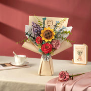 Robotime Wood Bloom Bouquet