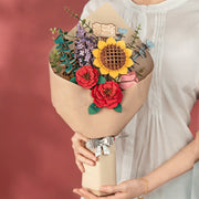 Robotime Wood Bloom Bouquet