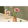 Robotime Wood Bloom Pink Carnation Flower