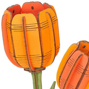 Robotime Wood Bloom Orange Tulip