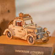 Robotime Rolife Classical 3D Wooden Vintage Car