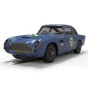Scalextric C4599 Aston Martin DB5 Slot Car - Blue / Yellow - Historic GT Racing