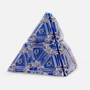 Speks Geode Cobalt Pyramid Magnetic Fidget Toy Blue