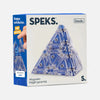 Speks Geode Cobalt Pyramid Magnetic Fidget Toy Blue