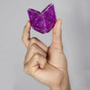 Speks Geode Quartz Pyramid Magnetic Fidget Toy Purple