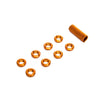 Spektrum SPMA1303 Radio Orange Switch Nuts with Wrench 8pcs