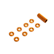 Spektrum SPMA1303 Radio Orange Switch Nuts with Wrench 8pcs