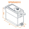 Spektrum SPMSA6310 SA6310 High Torque HV Metal Gear Digital Servo