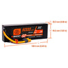 Spektrum SPMX52S30H3 5000mAh 2S 7.4V 30c Smart G2 Hard Case LiPo Battery with IC3 Connector