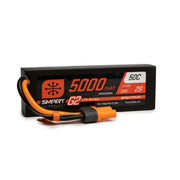 Spektrum 5000mAh 2S 7.4V 50c Smart G2 Hard Case LiPo Battery with IC5 Connector