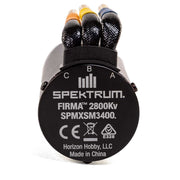 Spektrum SPMXSM3400 Firma 3668 2800kv 4-Pole Brushless Motor with 5mm Shaft