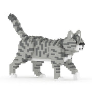 Jekca ST19CM04 Grey Tabby Cat Mini 01S