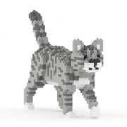 Jekca ST19CM04 Grey Tabby Cat Mini 01S