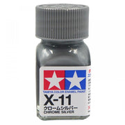 Tamiya 80011 Enamel Paint X-11 Gloss Chrome Silver 10ml