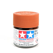 Tamiya 81534 Acrylic Paint X-34 Gloss Metallic Brown (10ml)