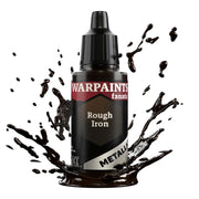 The Army Painter WP3181 Warpaints Fanatic Metallic Rough Iron 18ml Acrylic Paint