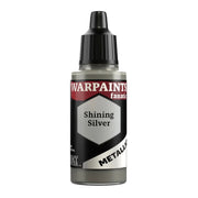 The Army Painter WP3191 Warpaints Fanatic Metallic Shining Silver 18ml Acrylic Paint