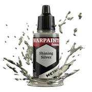 The Army Painter WP3191 Warpaints Fanatic Metallic Shining Silver 18ml Acrylic Paint