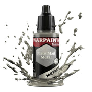 The Army Painter WP3192 Warpaints Fanatic Metallic Plate Mail Metal 18ml Acrylic Paint