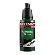 The Army Painter WP3197 Warpaints Fanatic Metallic Glittering Green 18ml Acrylic Paint