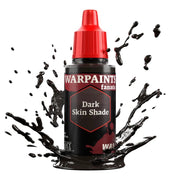 The Army Painter WP3215 Warpaints Fanatic Wash Dark Skin Shade 18ml Acrylic Paint