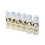 TLR TLR74019 Silicone Shock Oil 2oz 6pk 17.5 22.5 27.5 32.5 37.5 42.5wt