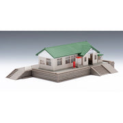 Tomix 4202 N Wooden Station Building Set Green