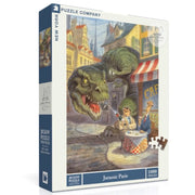 New York Puzzle Company Peter de Seve Jurassic Paris 1000pc Jigsaw Puzzle