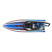 Traxxas Disruptor 26in 4S Self-Righting RC Boat (Blue)