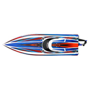 Traxxas Disruptor 26in 4S Self-Righting RC Boat (Blue)