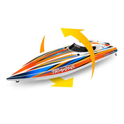 Traxxas Disruptor 26in 4S Self-Righting RC Boat (Orange)