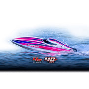 Traxxas Disruptor 26in 4S Self-Righting RC Boat (Pink)