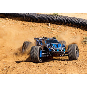 Traxxas Rustler 4WD Ultimate 1/10 Brushless Stadium Truck with TQi Blue 67097-4