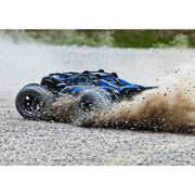 Traxxas Rustler 4WD Ultimate 1/10 Brushless Stadium Truck with TQi Blue 67097-4