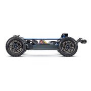 Traxxas Rustler 4WD Ultimate 1/10 Brushless Stadium Truck with TQi Blue 67097-4