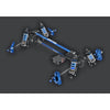 Traxxas Rustler 4WD Ultimate 1/10 Brushless Stadium Truck with TQi Blue 67097-4