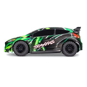 Traxxas Ford Fiesta 1/10 ST Rally VXL Brushless RC Racer Green 74276-4