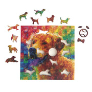 Twigg Puzzles Golden Retriever Puzzle 202pc Wooden Jigsaw Puzzle