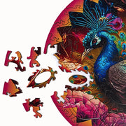 Twigg Puzzles Penelope Peacock 118pc Wooden Jigsaw Puzzle