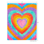 WerkShoppe W-10217 Velvet Heart 100pc Snax Jigsaw Puzzle