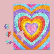 WerkShoppe W-10217 Velvet Heart 100pc Snax Jigsaw Puzzle