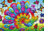 Yazz Puzzle 3864 Peacock 1000pc Jigsaw Puzzle