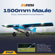 FMS 1500mm Maule PNP with Floats and Reflex V2 FMS114PF-REFV2