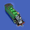 Haskell On30 VR NA Class Puffing Billy Locomotive Apple Green