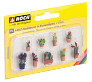 Noch 14012 HO Ornamental Plants in Pots Laser Cut Minis